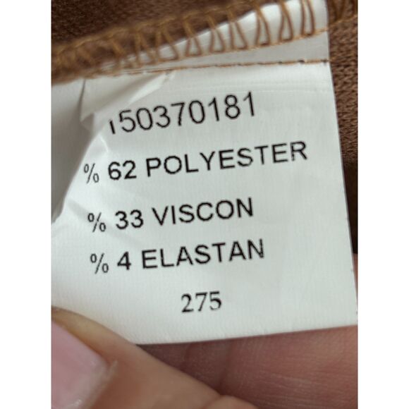 Phardi European Coat Camel Brown Belted Size EU 40 US sz M/L Classy Old Money - Picture 7 of 10